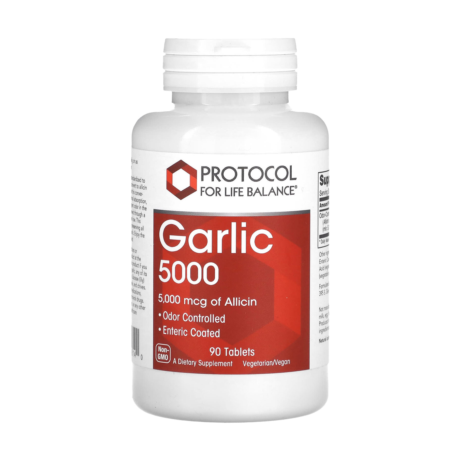 Часник Protocol For Life Balance Garlic 5000, 5000 мкг, 90 таблеток